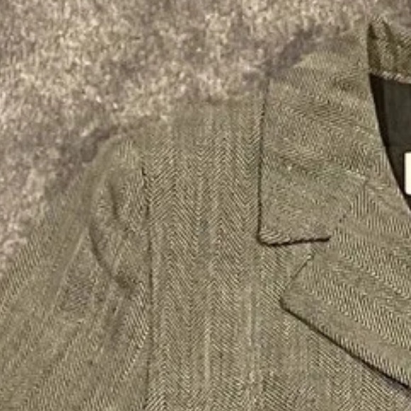 (1) Trendy Vintage Gray Patterned Max Mara Wool Suit Jacket Women’s Size 10 - Picture 14 of 15